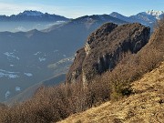38 In primo piano la Corna Camoscera (1329 m) , sullo sfondo il Resegone a sx e  Grignone a dx